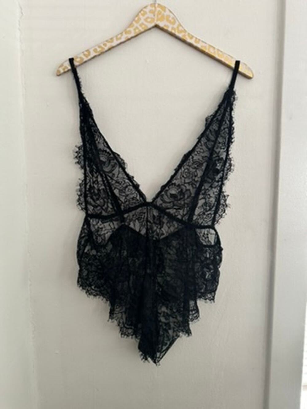 Shein Women's Black Plus Lace Bodysuit | Size 2XL